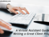 A Virtual Assistant Guide to Writing a Great Client Proposal
